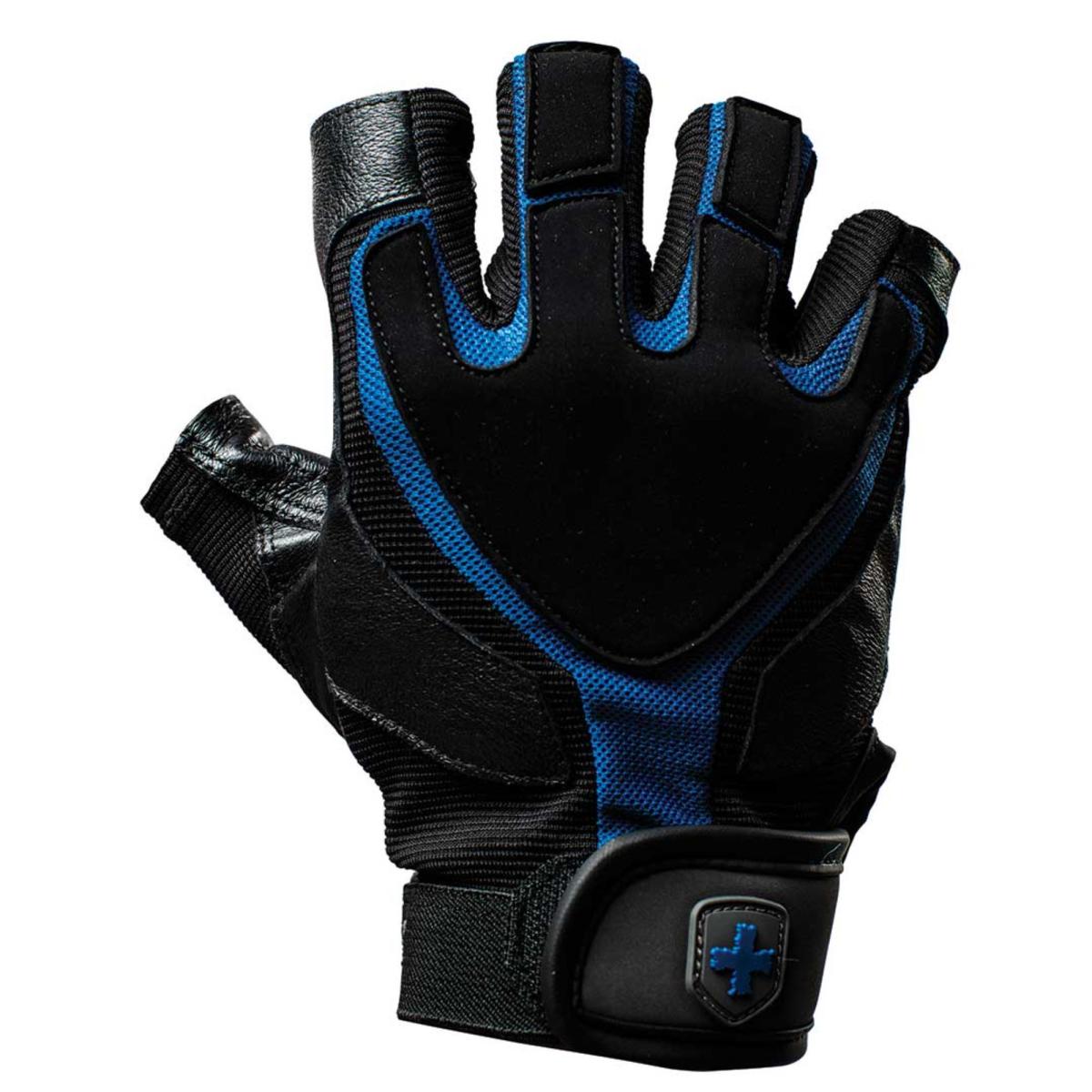 Harbinger Men's Training Grip Gloves Blk/Blu