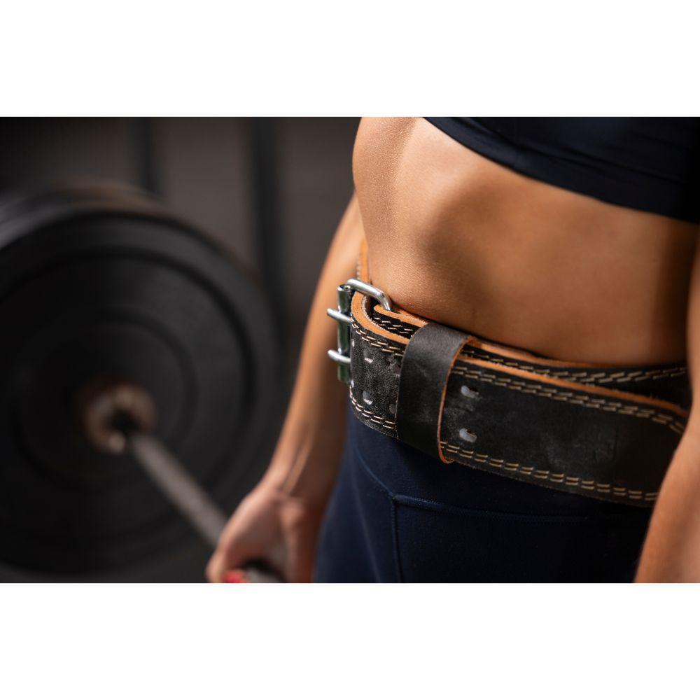 Harbinger 4" Padded Leather Lifting Belt 2.0
