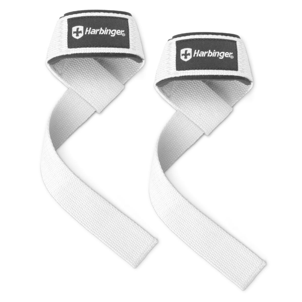 Harbinger Padded Cotton Lifting Straps WHITE 21"