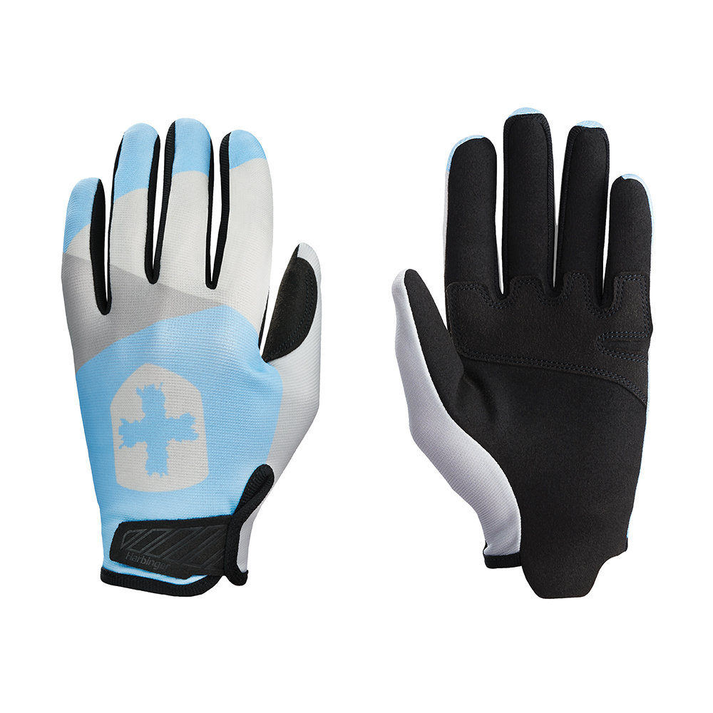 Harbinger Womens Shield Protect Full Finger Glove Blue