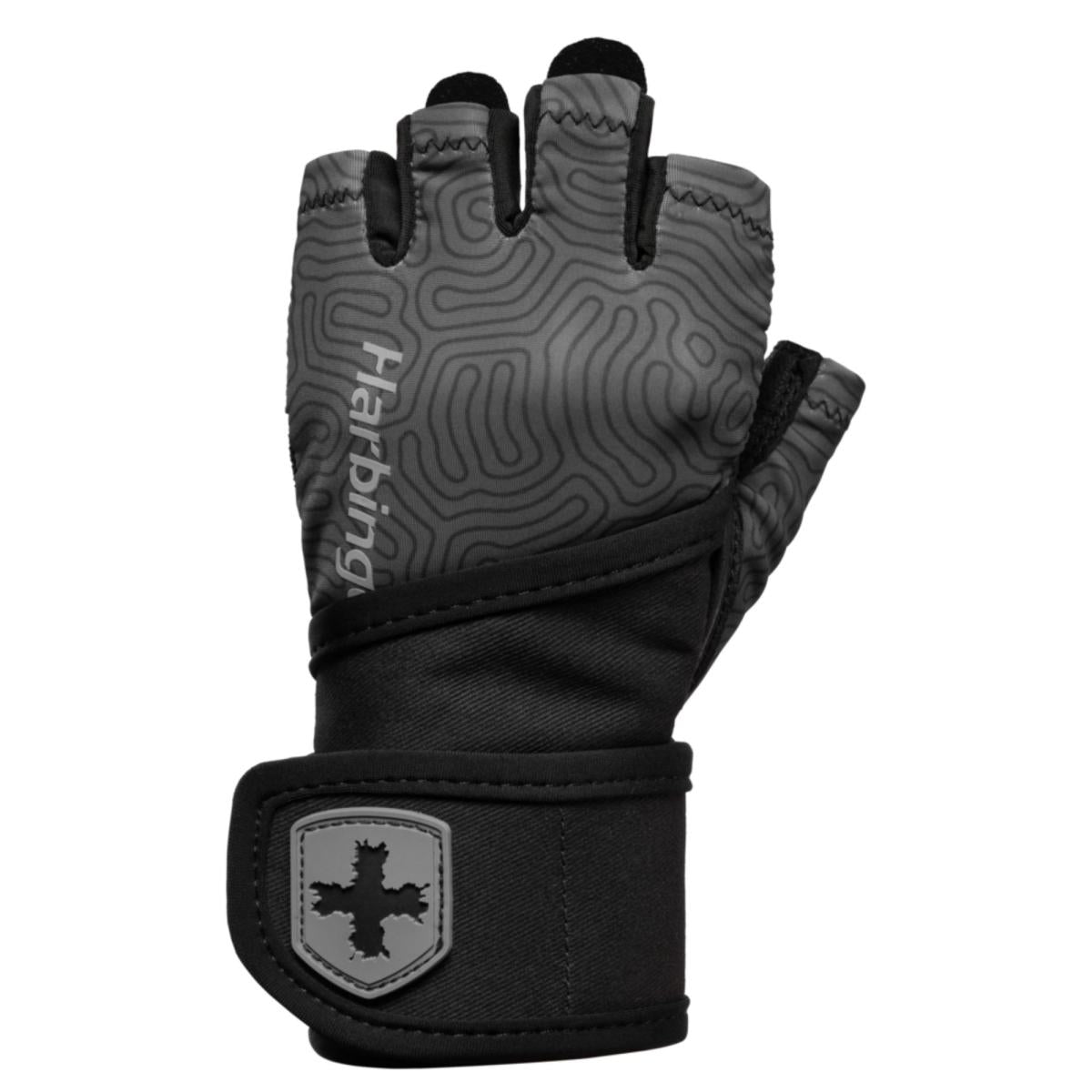 Harbinger Womens Pro Wristwrap 3.0 Glove Carbon