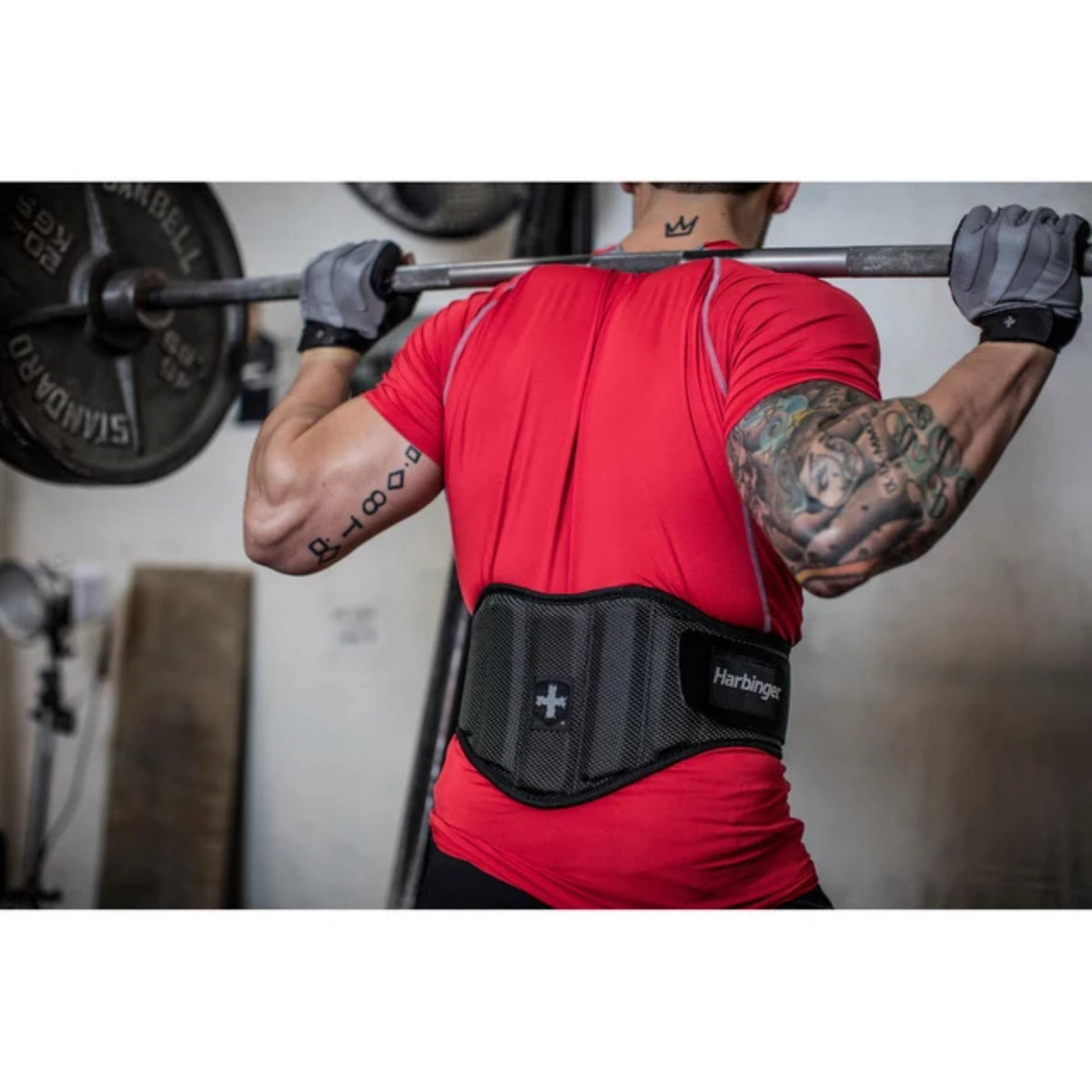 Harbinger 7.5" Firm Fit Contoured Lifting Belt Black